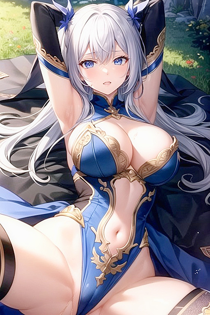 Masturbating Cosplayer Feels the Wind in Her Hair During Hentai Ecstasy