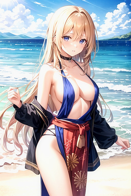 Medium-Ass Tribal Beauty in Waist-Shot hentai Picture