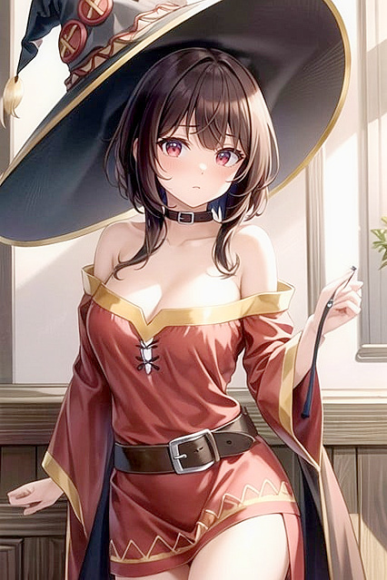 Megumin from Isekai Quartet Explodes in Pleasure with Hentai AI Picture