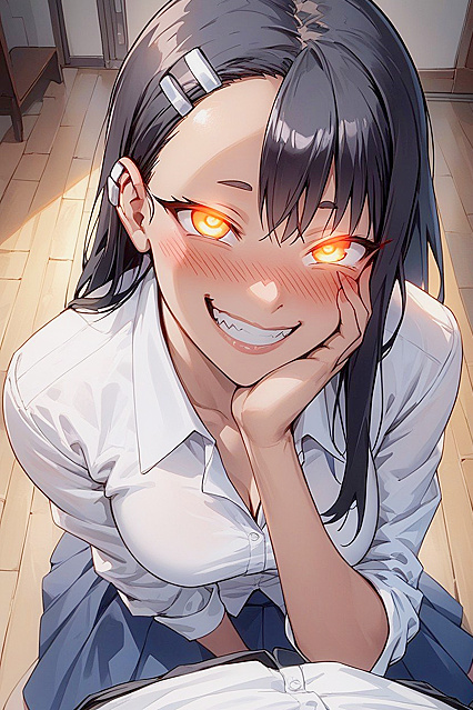 Hayase Nagatoro from Don't Toy With Me Kneels for  Hentai Pleasure