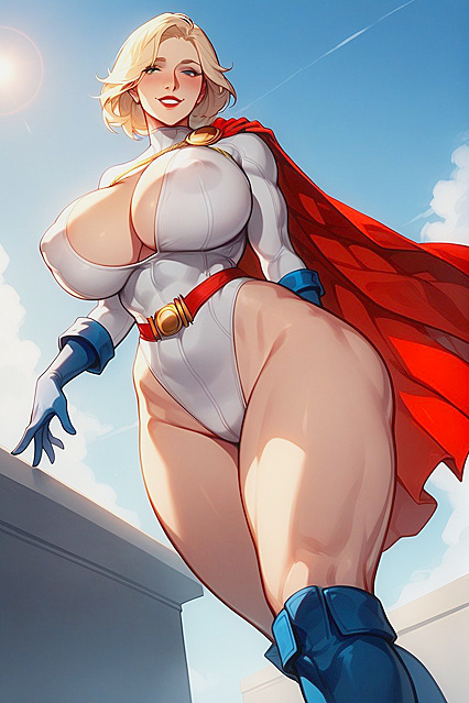 Plump 20-Something Takes It Hot and Heavy on the Rooftop Hentai Picture