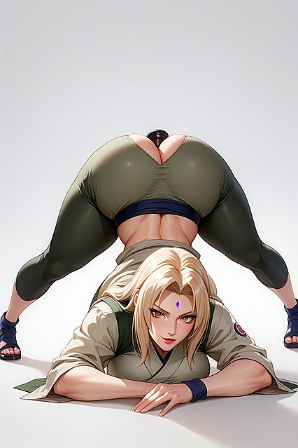 Futa Performs  Cunnilingus While Stunned and Blinded in Hentai Image