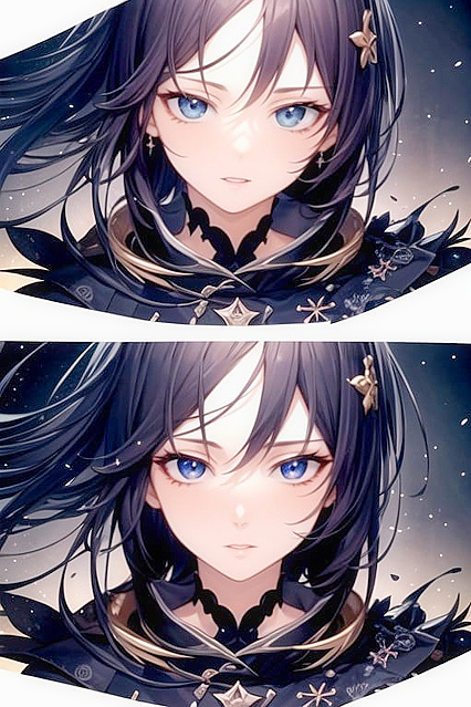 Natural Breasts Take Center Stage in Seductive Noir Hentai Picture