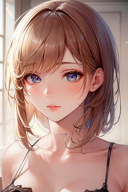Heart-Shaped Pupils and Saliva Dripping in Seductive Hentai Images