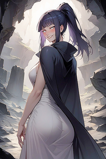 Hinata Hyuuga's Ponytail Teases in Adorable Hentai Picture