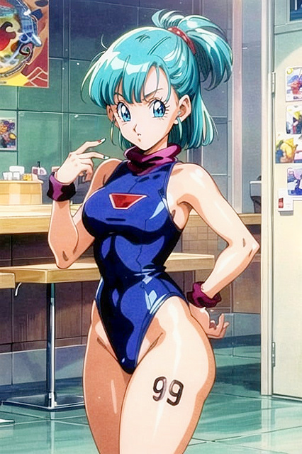 Bulma from Dragon Ball Z Gets Wild in 90s Style Big-Ass Hentai Picture