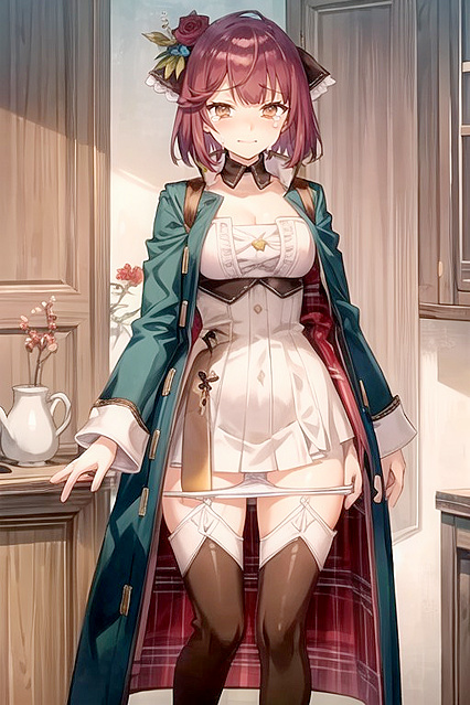 Sophie from Atelier Shows Off Her Big Boobs and Juicy ASS inSTEAMy Hentai Images
