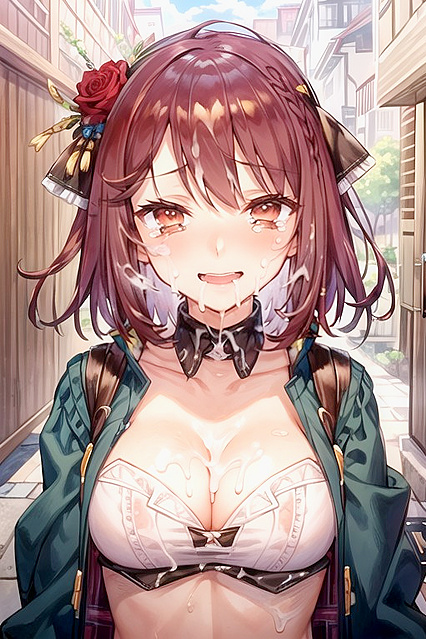 Sophie from Atelier Cries Happily After  Hentai Cumshots