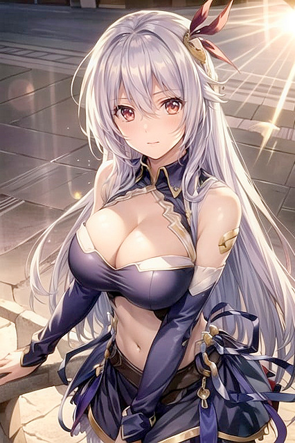 Eleonora Viltaria in Ultra-Detailed Elbow Bra for  Hentai Pleasure