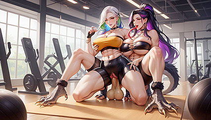 Feet Pads and Fest in Wild Hentai Sex Adventures