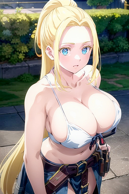 Sunny's Ultra-Detailed Massive Breasts in Steamy Hentai Picture