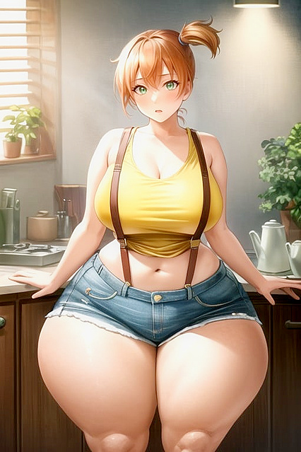 SSBBW With an Enormous Ass and Massive Breasts in Steamy Hentai Picture