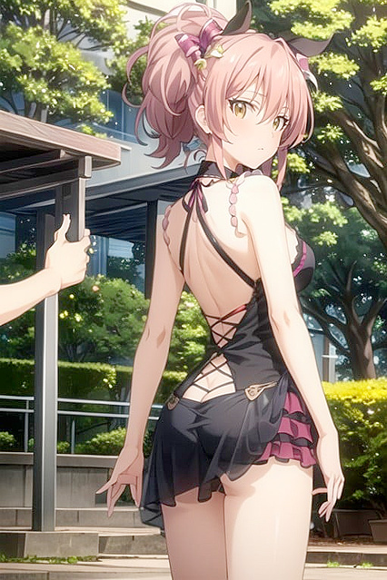 Rear View Harem Fun with Enchanting Fairies in Seductive Hentai Images