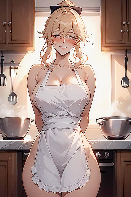 Horny Hentai Chick Gets Tied Up in the Kitchen for Steamy Picture