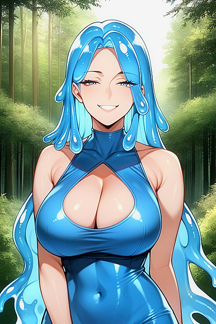 Close-Up Forest Fantasy – Exploring Cleavage in Seductive Hentai Images
