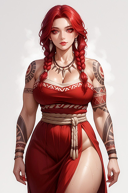 Toned Body and Detailed Face in Smelly Hentai Picture