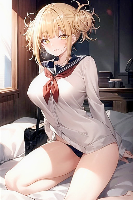 Toga Himiko from My Hero Academia in Steamy Hentai AI Picture