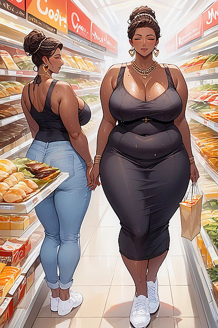 Thick African Beauty in Multi-Angle hentai Picture