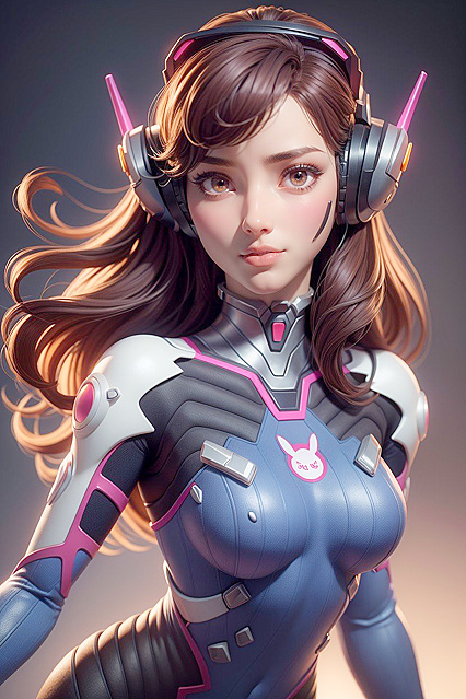 D’Va Takes on AI Pleasure in Explosive Hentai Picture