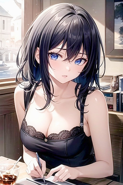 Ada Wong from Resident Evil Enjoying  hentai Picture with Two Partners