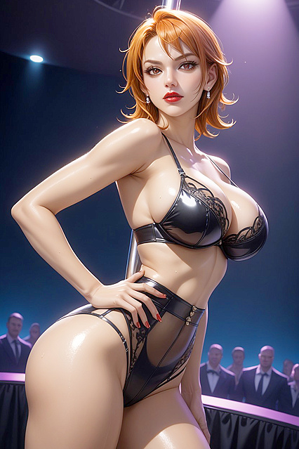 Nami Shows Off Her Perfect Bust in Steamy Hentai Resolution Images