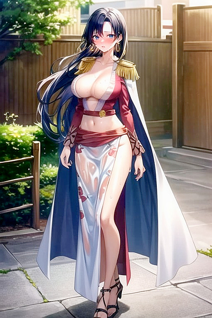 Boa Hancock from One Piece Shimmers in Sweaty Full-Body Hentai Ecstasy
