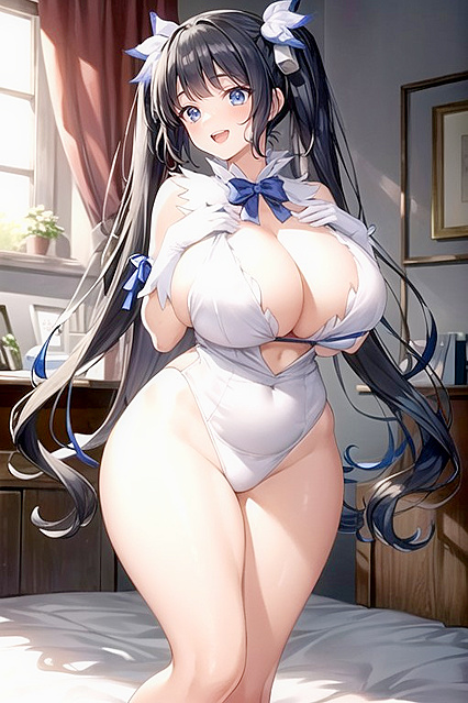 Hestia from DanMachi Shows Off Her Cute Curves and Massive Ass in Hentai Bliss