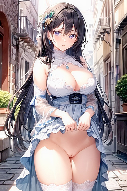 Woman Shows Off Her Pussy in Steamy Hentai AIPorn Image