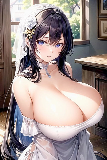 Sunny with Fake Breasts Enjoying Medium-Length Hentai Ai Hentai Images
