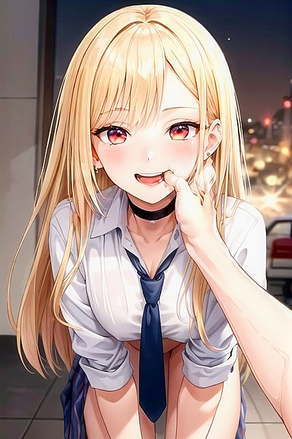 Naked Girl 18+ Sucking Her Thumb in Erotic Hentai Images