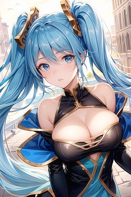 Close-Up Picture with Two People in Thick Hentai AIPorn