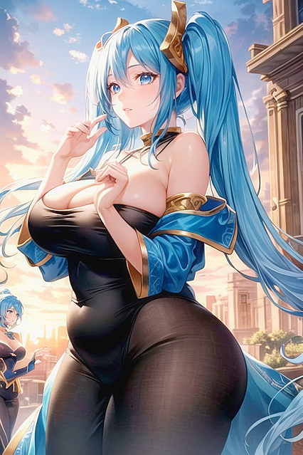 Thick hentai Picture heats up the city with two passionate lovers