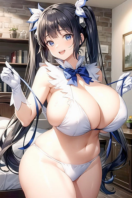 Cute Girl 18+ in Bikini Gets Sexy in the Bedroom for Hot Hentai Picture