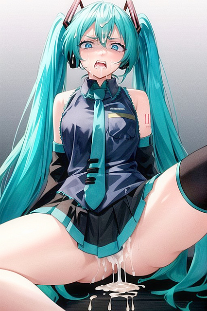 Blonde in Apron Gets Loaded with Creamy Creampie in Seductive Hentai Image