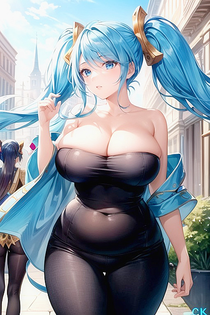 Cityscape Thrills – Wind-In-Hair Adventures in Thick Hentai Picture