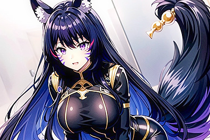 Delta from Eminence in Shadow Stars in Sensual Hentai AI Images