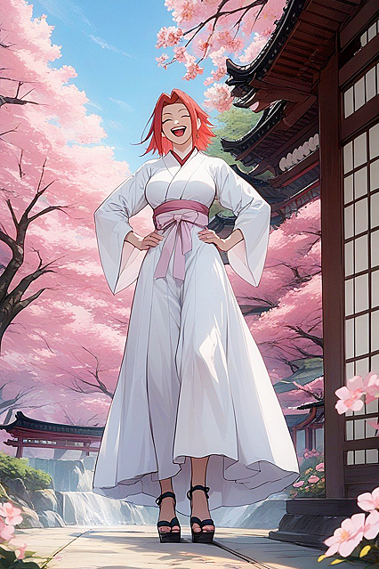 Sakura Haruno from Naruto in Full Body Black Heels for Steamy Hentai Fun
