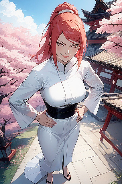 Sakura Haruno Flaunts Her Curves in a White Fitted Dress for Hentai Pleasure