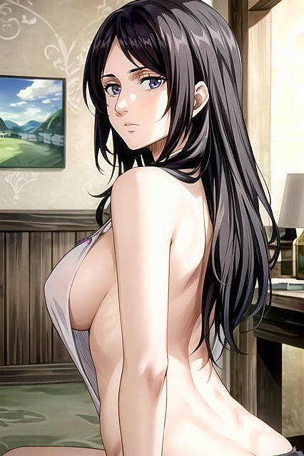 Sideboob and Pubic Hair Highlights in Seductive Hentai Screencaps