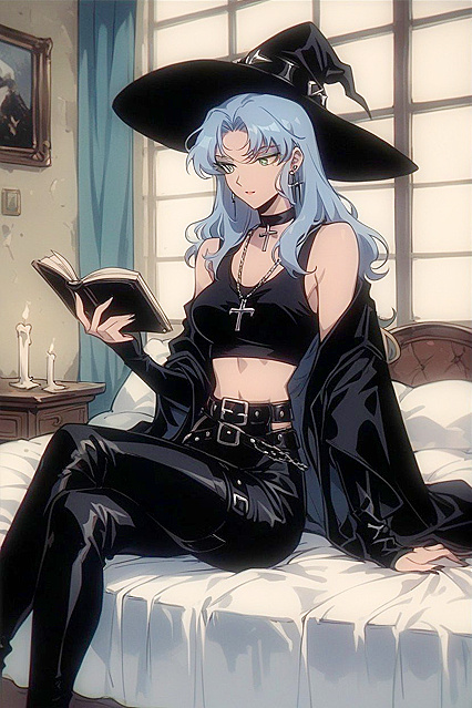 Sexy Crop Top and Mini Skirt Picture Set to Low Fidelity Music Hentai Images