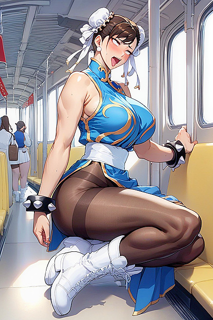 Huge Booty Gal in White Boxing Boots Takes Control in Anime Erotic Adventure