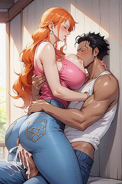 Big Oiled Ass and Blushing Cheeks inEmbarrassing Hentai Pleasure