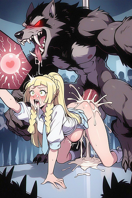 Blushing Selfie Shows Off Stomach Bulge in Steamy Hentai Image