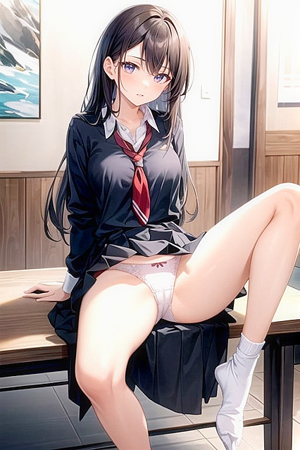 Fantasy – Teen 18+ Beauty Reveals All in Front View Hentai Picture