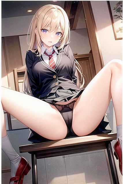 Front View in Uniform Takes On 18+ Hentai Picture