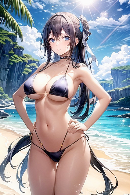 Beach Bliss – Ultra-Detailed Soft Light Hentai Adventures