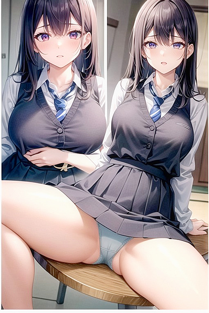 Teen 18+ With Small Ass Shows Off in Front View Hentai Picture
