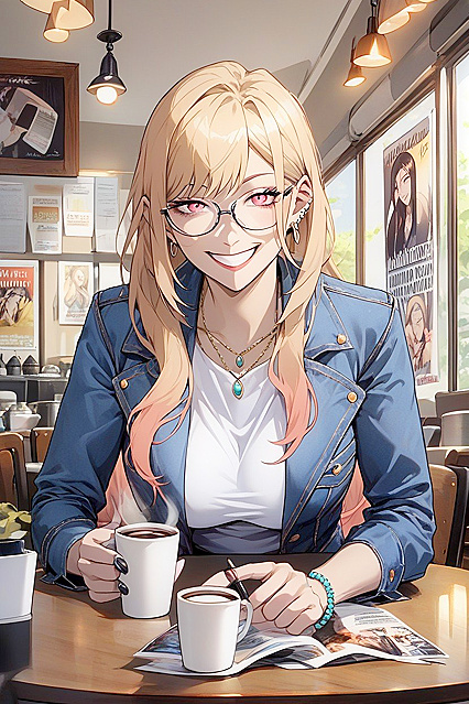 Marin Kitagawa Smiles in Her Jacket for  Hentai Pleasure