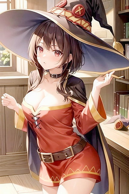 Megumin from Isekai Quartet Explodes in Pleasure-Filled Hentai Images