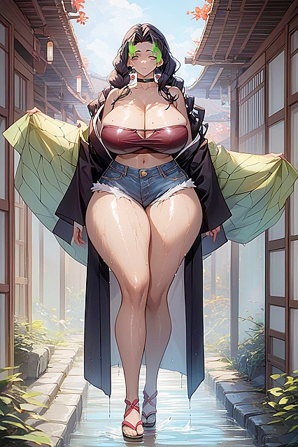 Round-Ass Beauty Shows Off Her Perfect Figure in Strapless Top Hentai